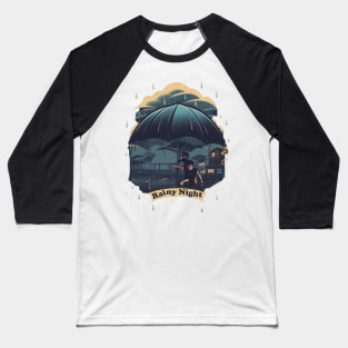 rainy night Baseball T-Shirt